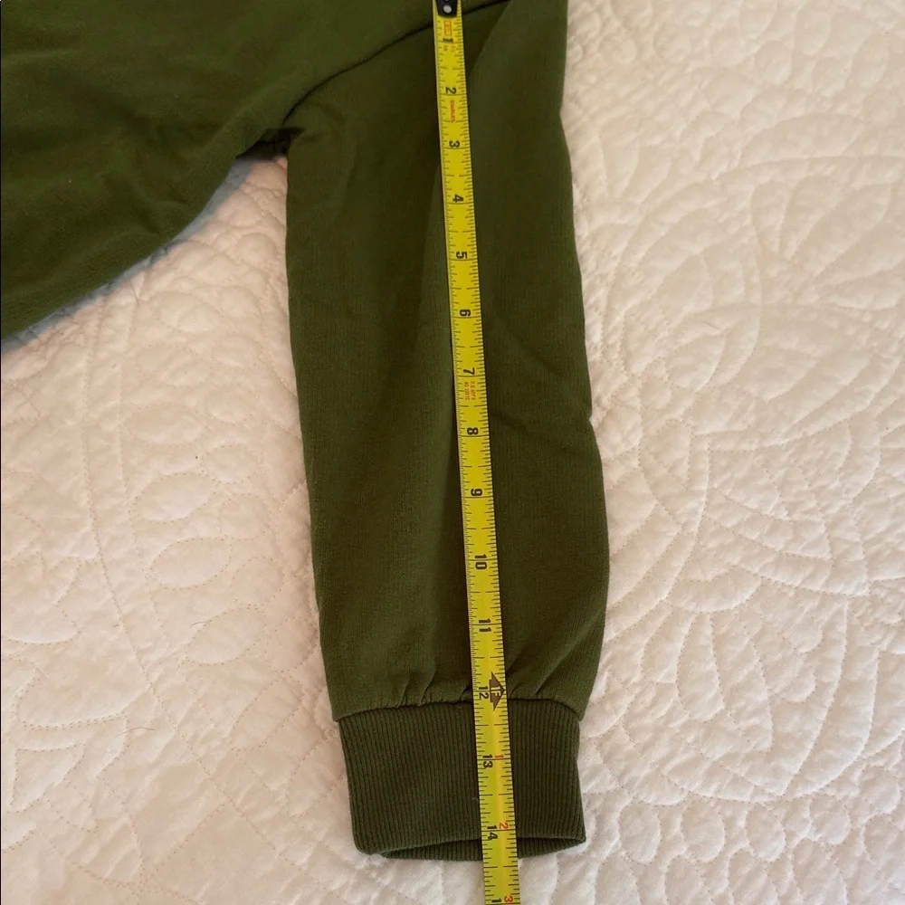 Target Green Kids Lightweight Sweatshirt with Floral Design, size M - 8.